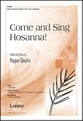 Come and Sing Hosanna SATB choral sheet music cover